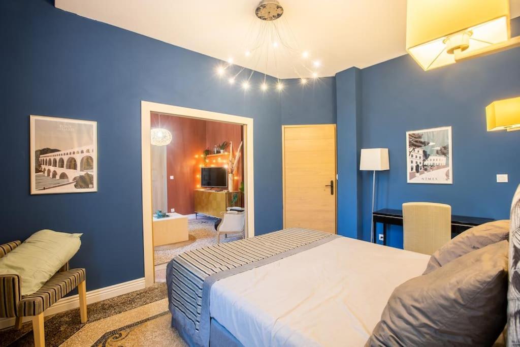 La Suite 2 Pieces Lit Queen Size Entree Privee Nîmes Eksteriør billede